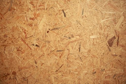 Close up image of cork bathroom flooring