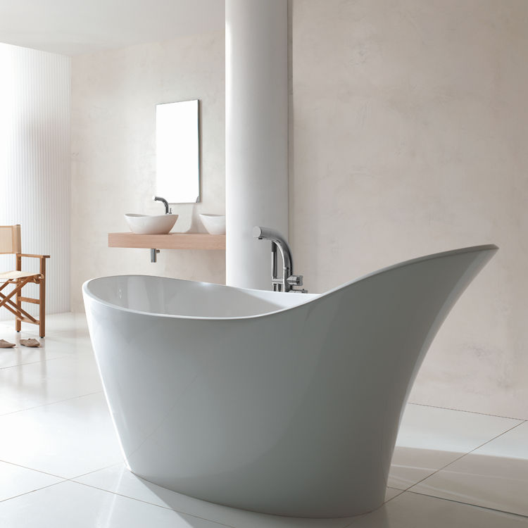 Product Lifestyle image of Victoria and Albert Amalfi Freestanding Bath