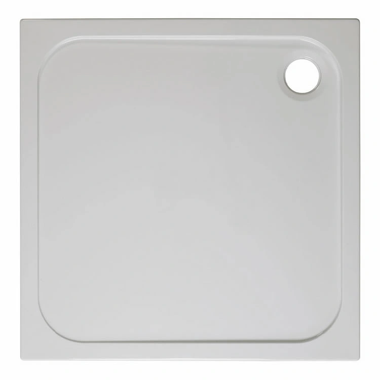 Crosswater Square 760mm 45mm Stone Resin Shower Tray SR000S760 Sanctuary Bathrooms
