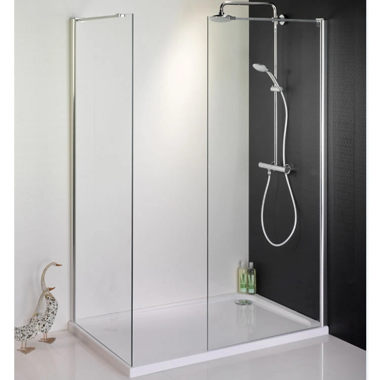 1500 x 900 Walk In Shower Enclosure & End Panel with Tray Sanctuary