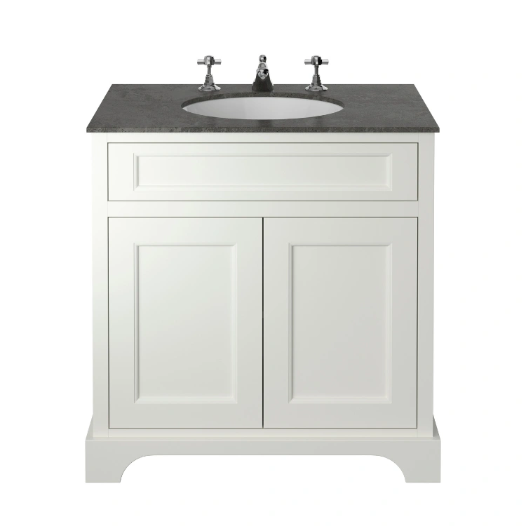 Heritage Wilton 800mm Chantilly Freestanding Vanity Unit & Worktop