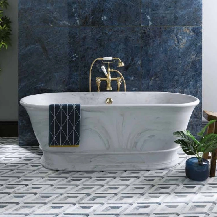 BC Designs Bampton Marble Finish Cian® Freestanding Bath