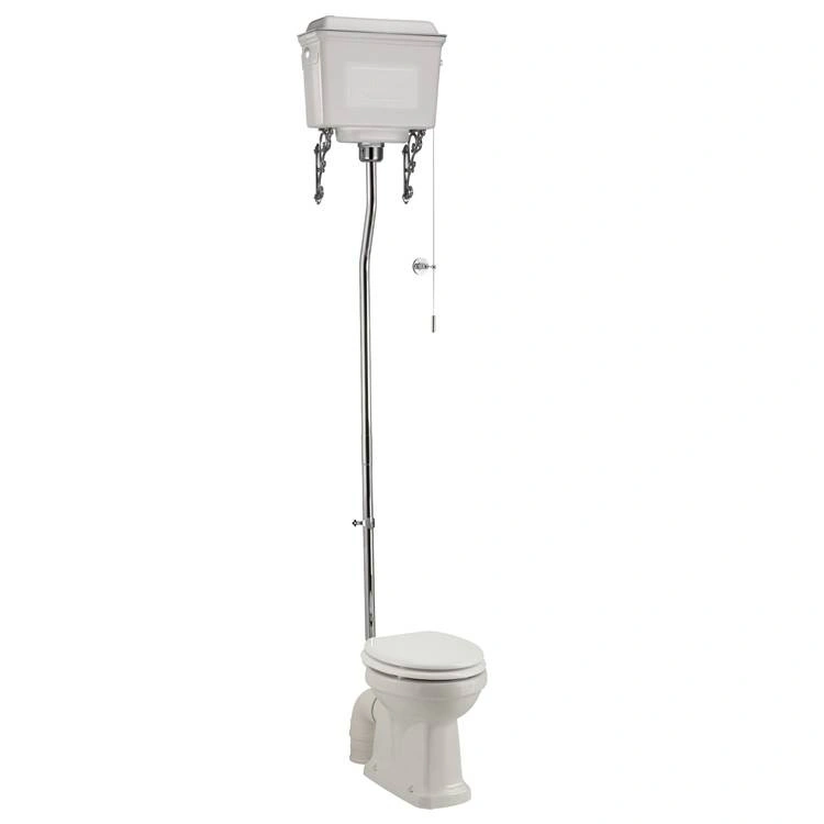 Burlington High Level Toilet With White Aluminium Cistern