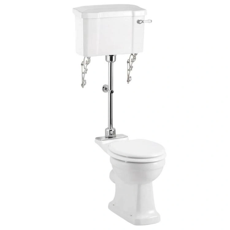 Burlington Medium Slimline WC with Lever Cistern Sanctuary Bathrooms