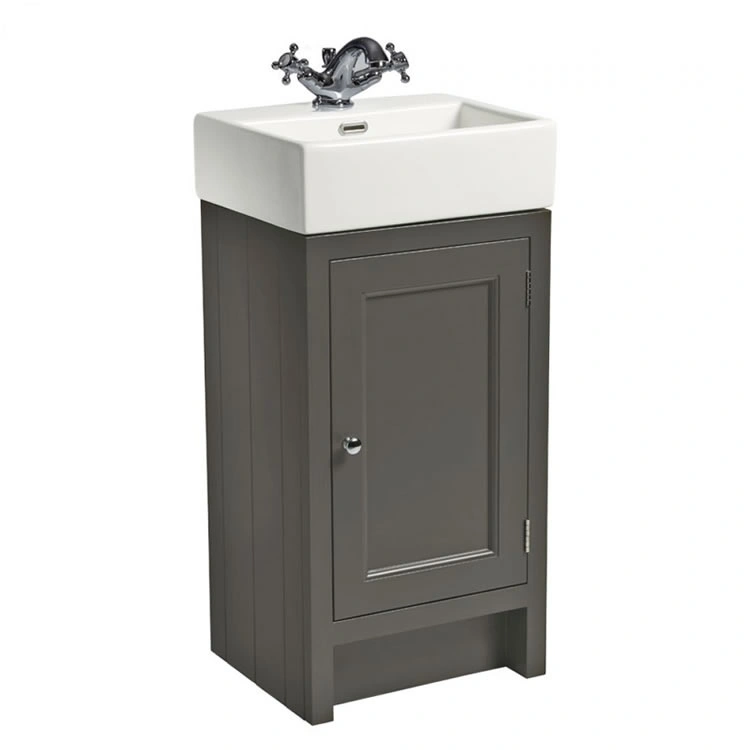 Roper Rhodes Hampton 400mm Pewter Cloakroom Unit & Basin Bathroom