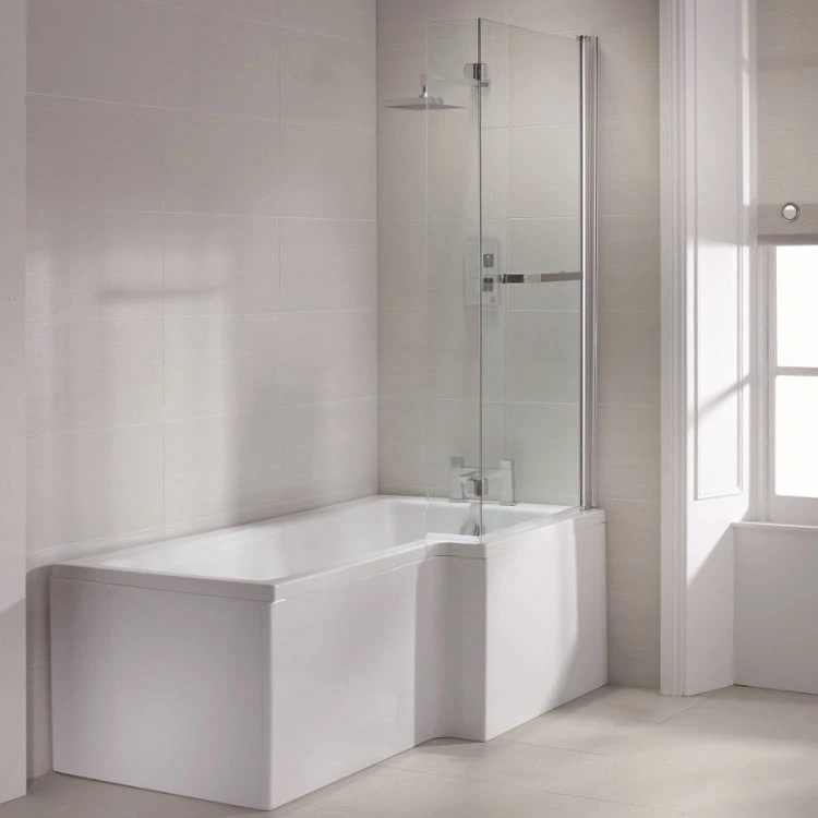 Sommer L Shaped 1700mm Shower Bath Sanctuary Bathrooms