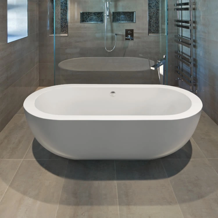 BC Designs Ovali 1805mm Acrylic Freestanding Bath - BAS020