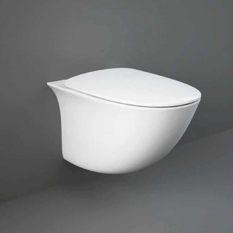 RAK Sensation Rimless Compact Wall Hung WC & Soft Close Seat
