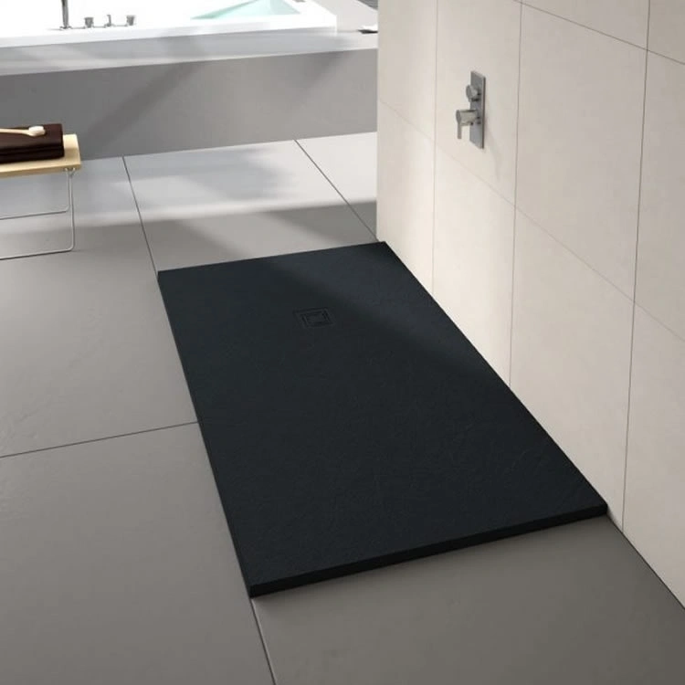 Merlyn Truestone Black 1500 x 900mm Shower Tray & Waste Sanctuary
