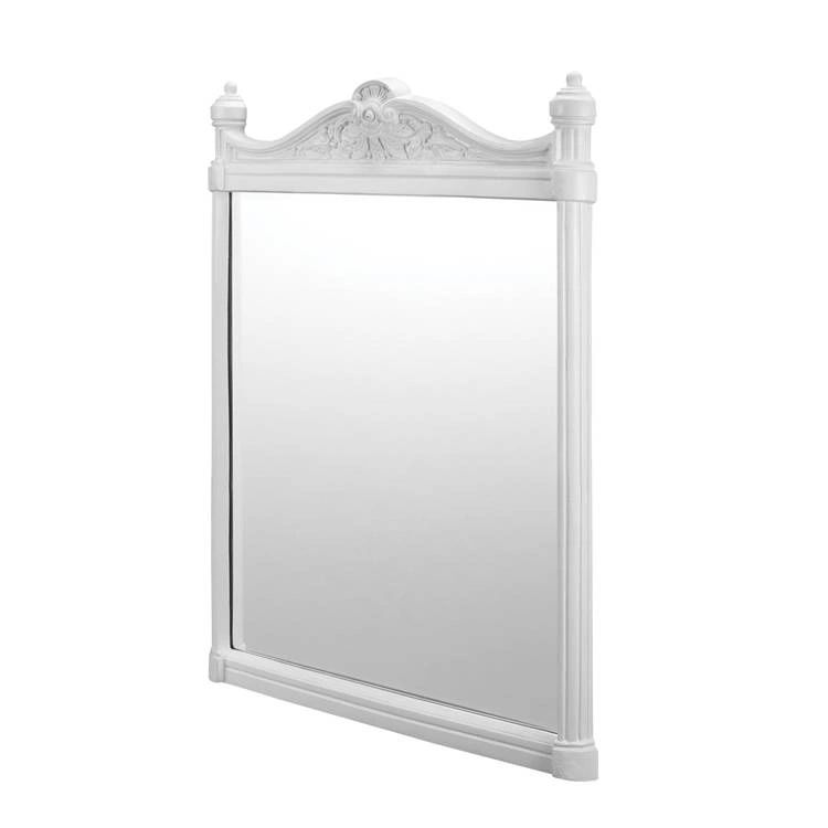 Burlington Georgian Mirror White Aluminium Frame