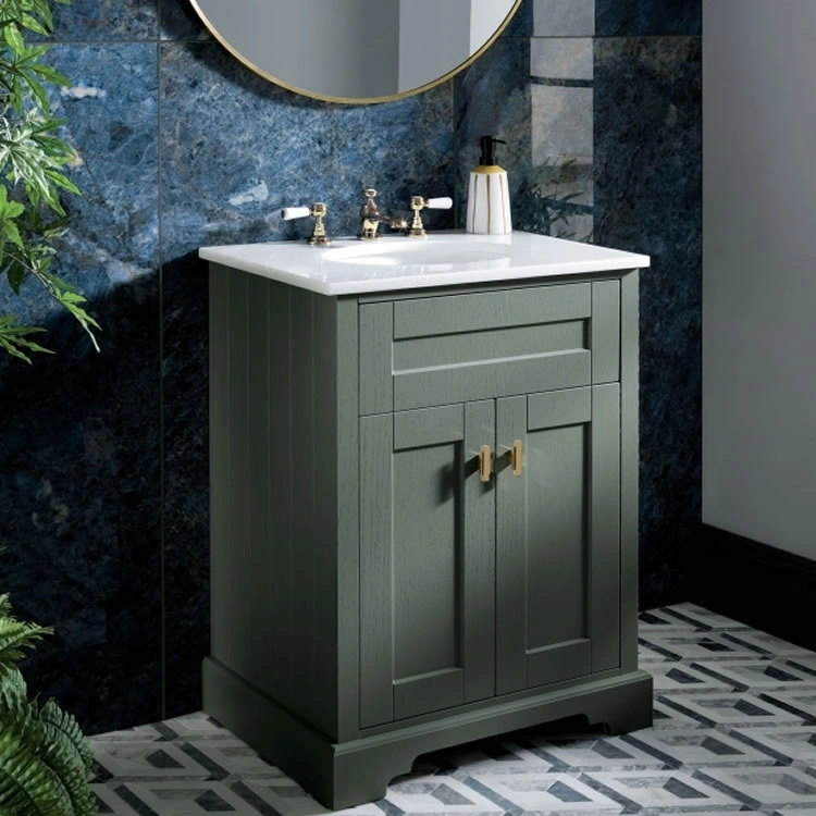 Bayswater Victrion 600mm Forest Green Floorstanding Vanity Unit