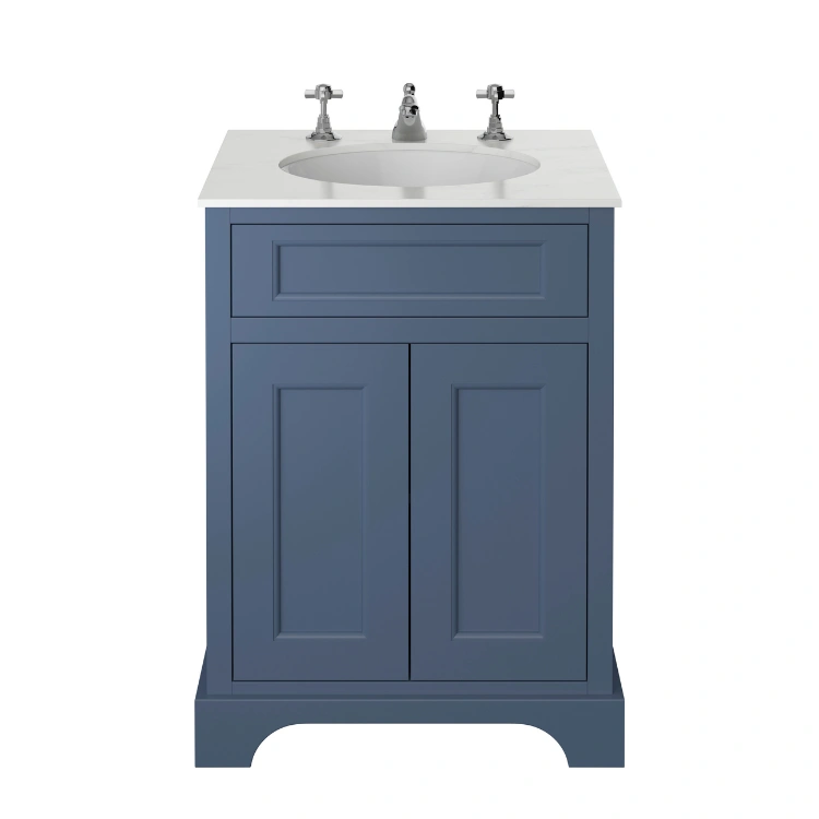 Heritage Wilton 600mm Maritime Blue Freestanding Vanity Unit