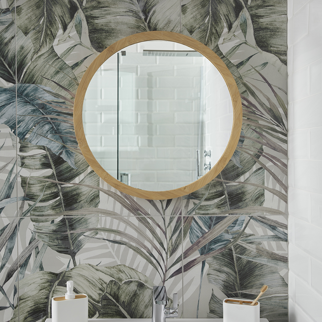 Product Lifestyle image of Origins Living Kenji Bamboo Bathroom Mirror 