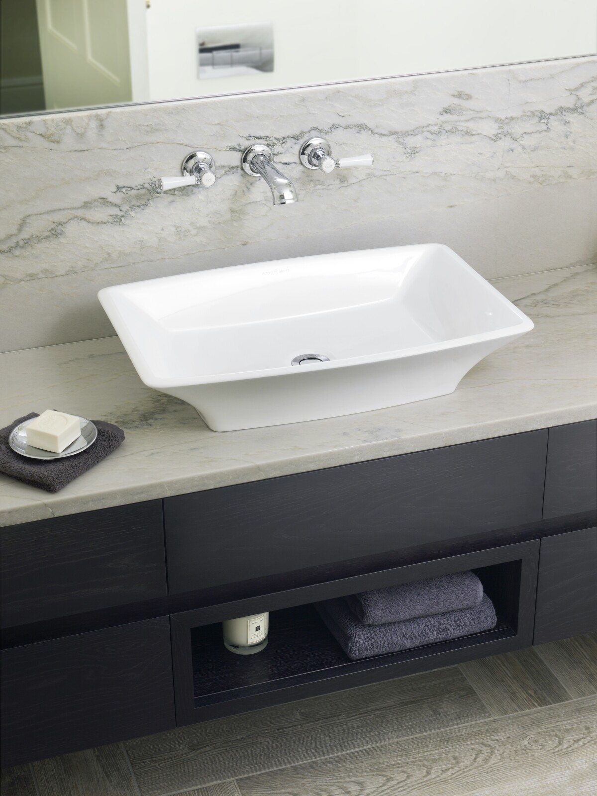 Product Lifestyle image of Victoria and Albert Ravello Countertop Basin