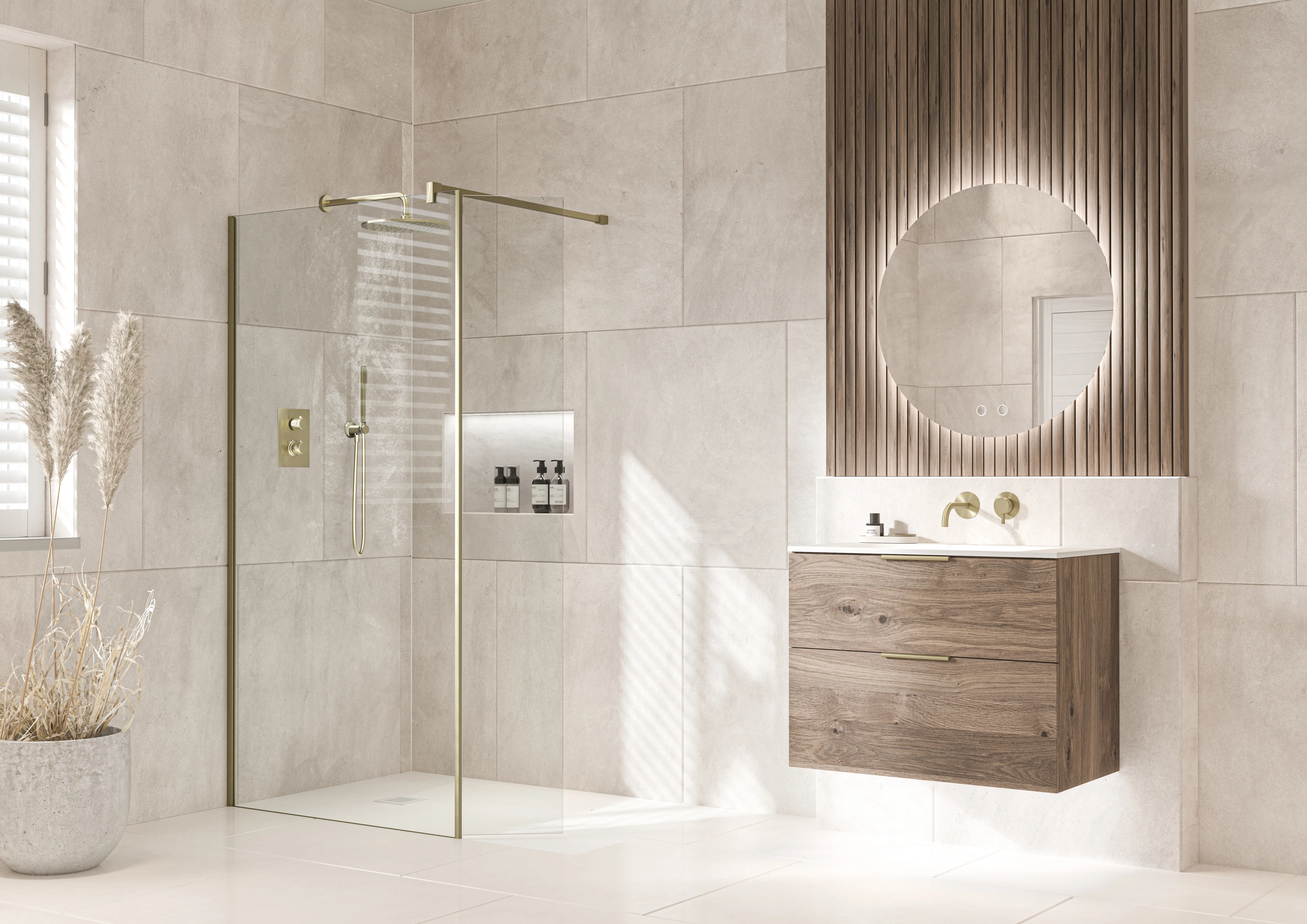 (c) Tissino - bathroom showing natural woods and botanicals