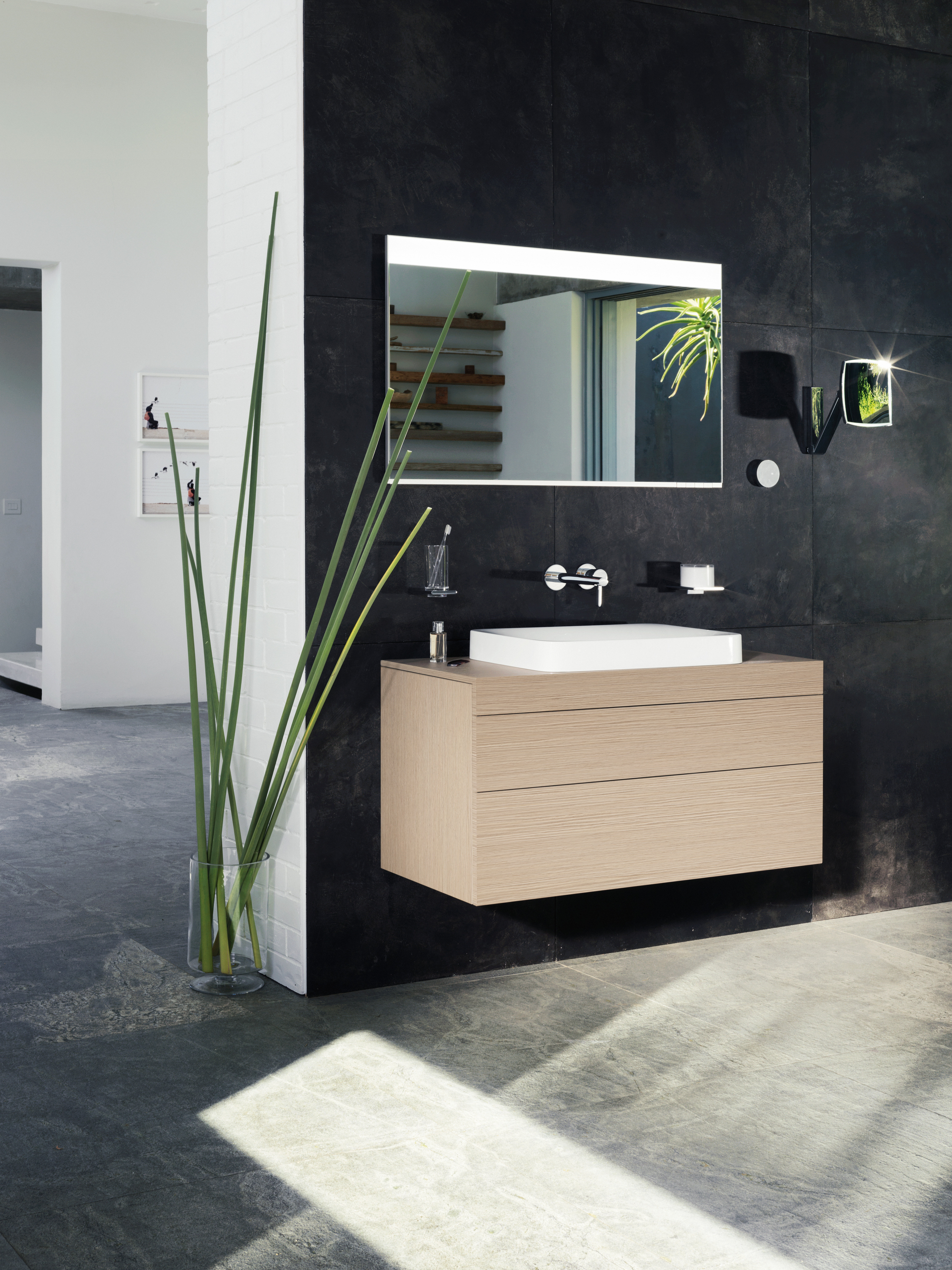 keuco edition 400 mirror with natural white 4000K lighting