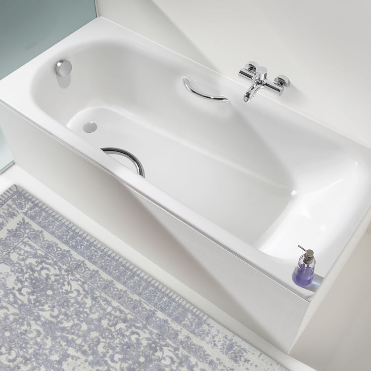 Product Lifestyle image of the Kaldewei Saniform Plus 1800mm x 800mm Single Ended Bath