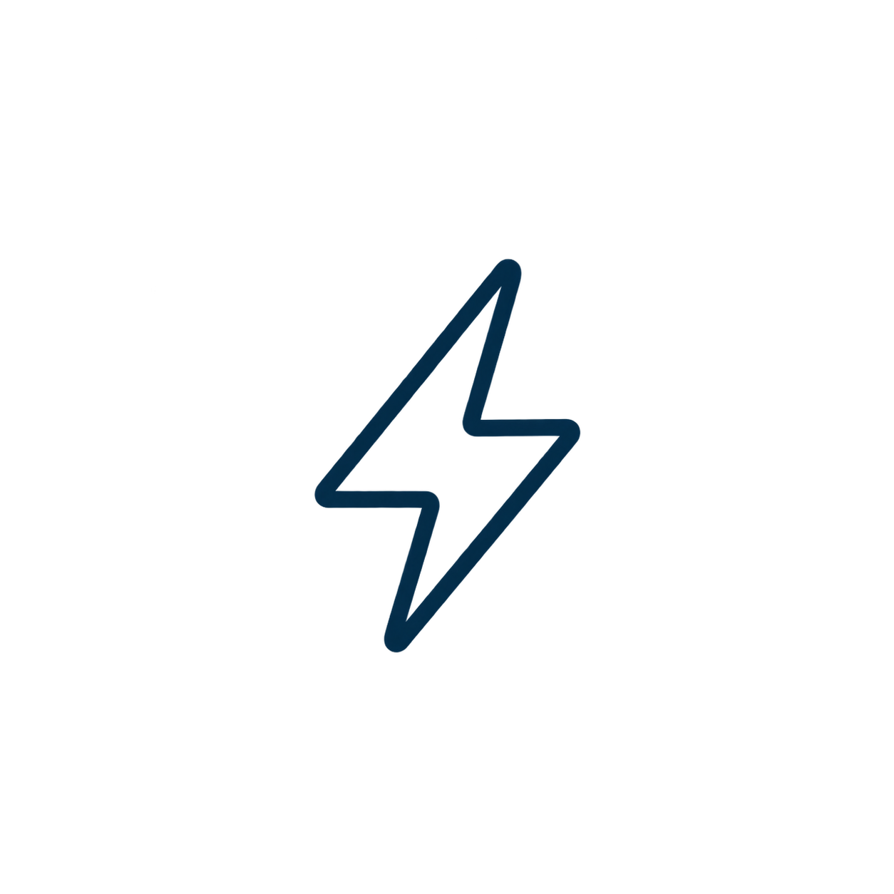 An icon of a lighting bolt for next working day delivery