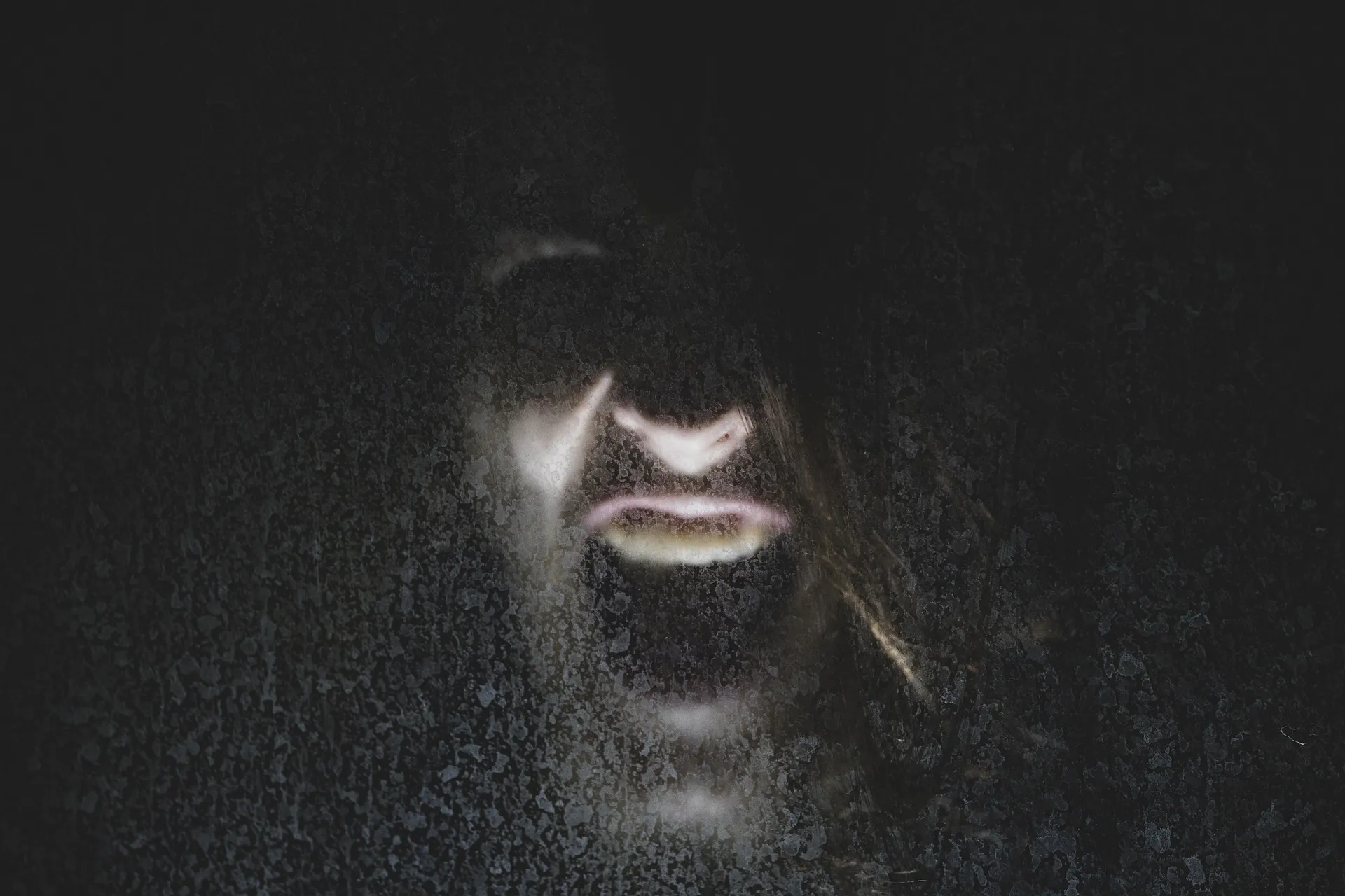 image of person screaming
