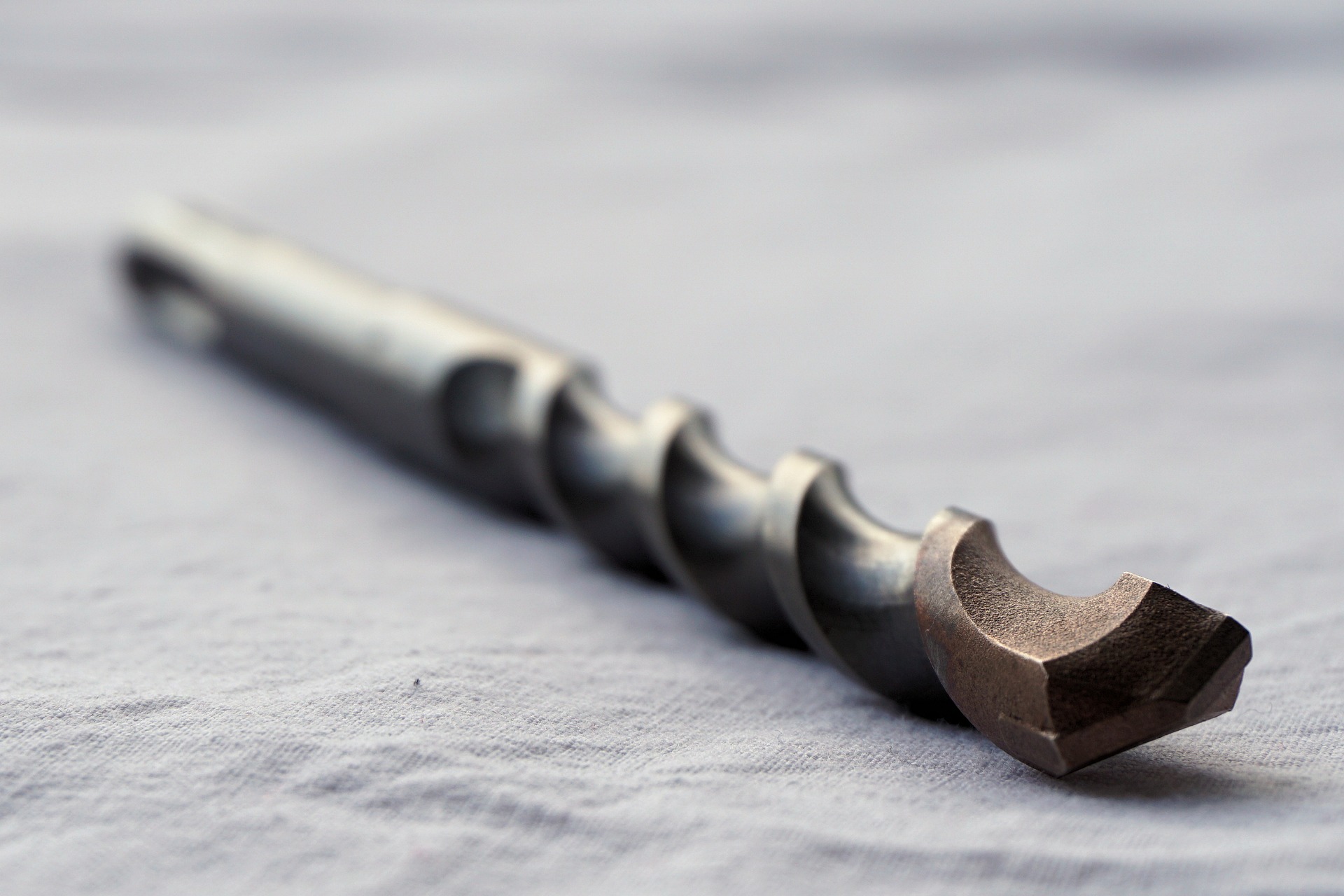 Close up image of a drill bit