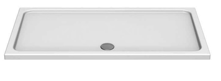 Cut out image of a rectangular acrylic shower tray