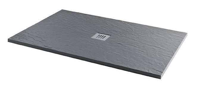 Cut out image of a rectangular ston resin shower tray