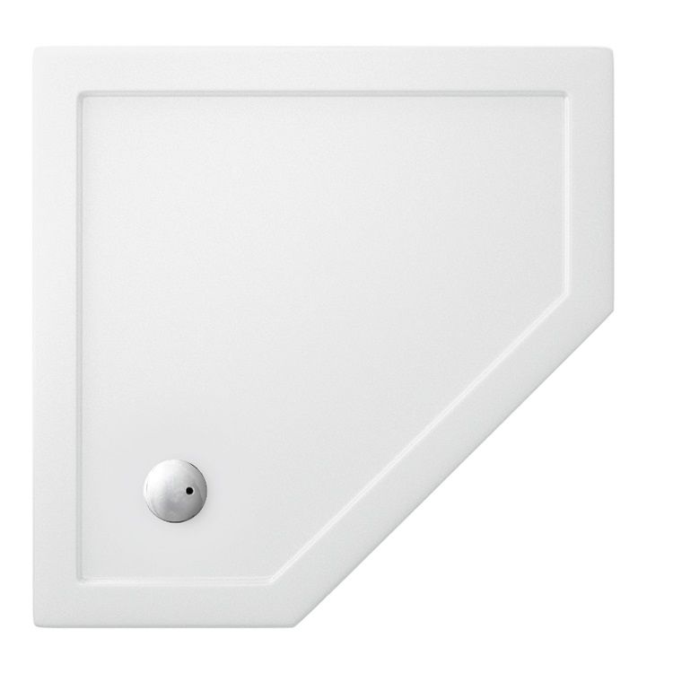 Cut out image of a pentagonal shower tray