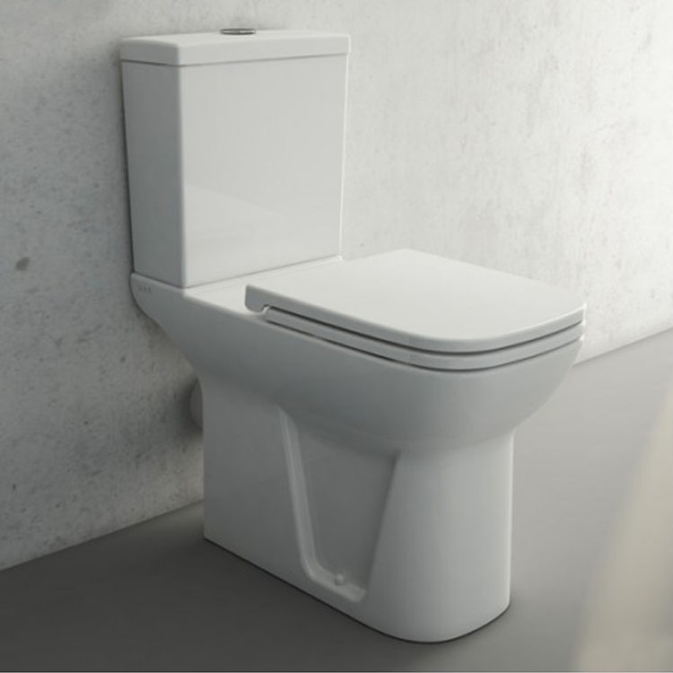 Close up product image of VitrA S20 Close Coupled Toilet Pan - Open Back