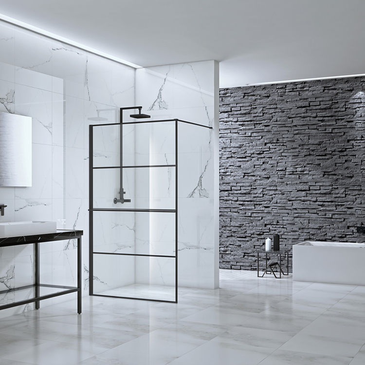 Product Lifestyle image of Merlyn 8 Series Walk In Shower With Swivel Panel