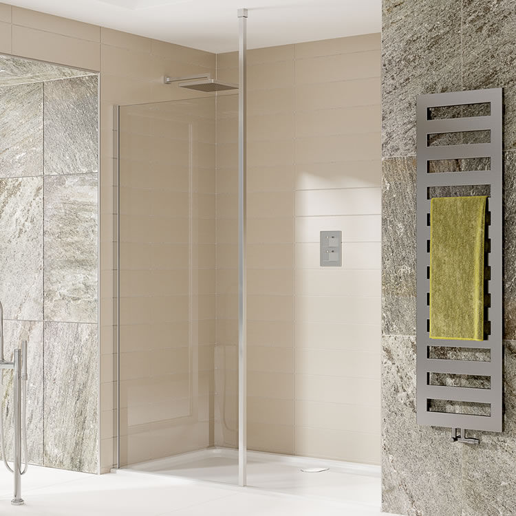 Product Lifestyle image of Sommer Wet Room Glass Screen