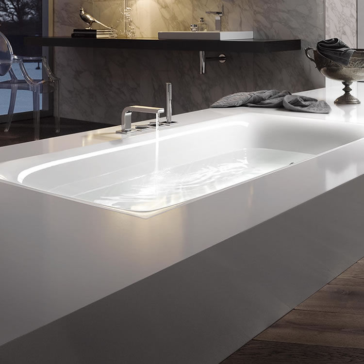 Product Lifestyle image of Bette Lux 1800mm x 800mm Double Ended Steel Bath