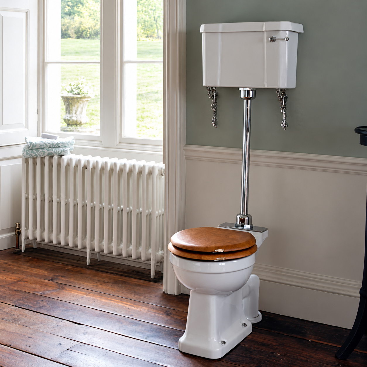 Lifestyle image of the Burlington Regal Medium Level Toilet