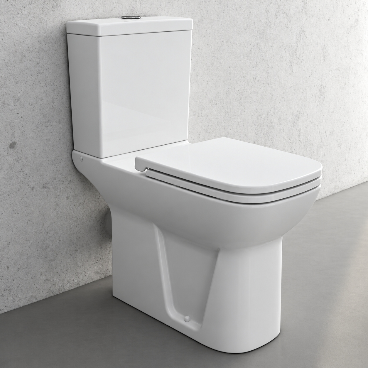Lifestyle image of the VitrA S20 Close Coupled Open Back WC