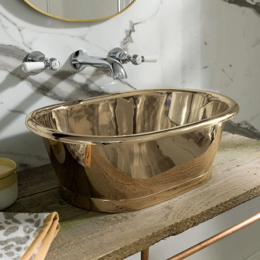 lifestyle image of BC Designs Brass Countertop Basin