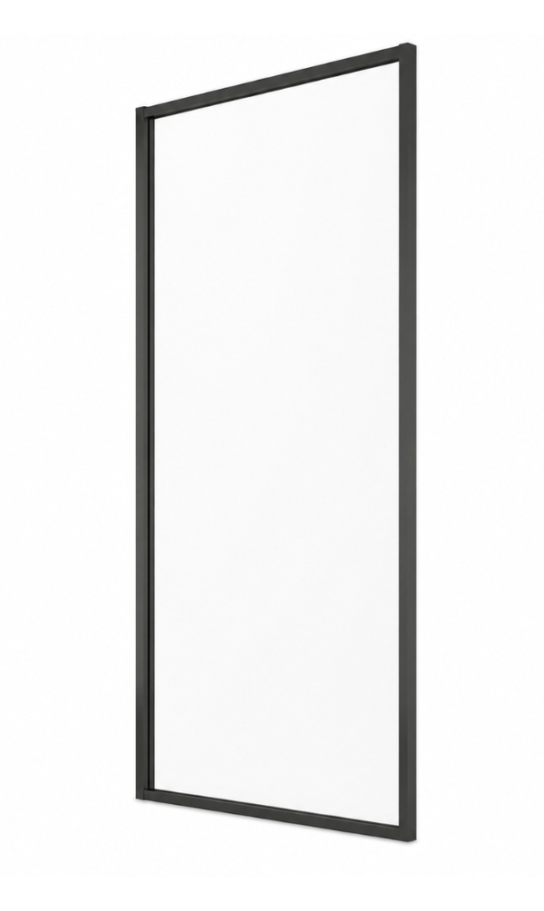 Cut out image of a fixed bath shower screen