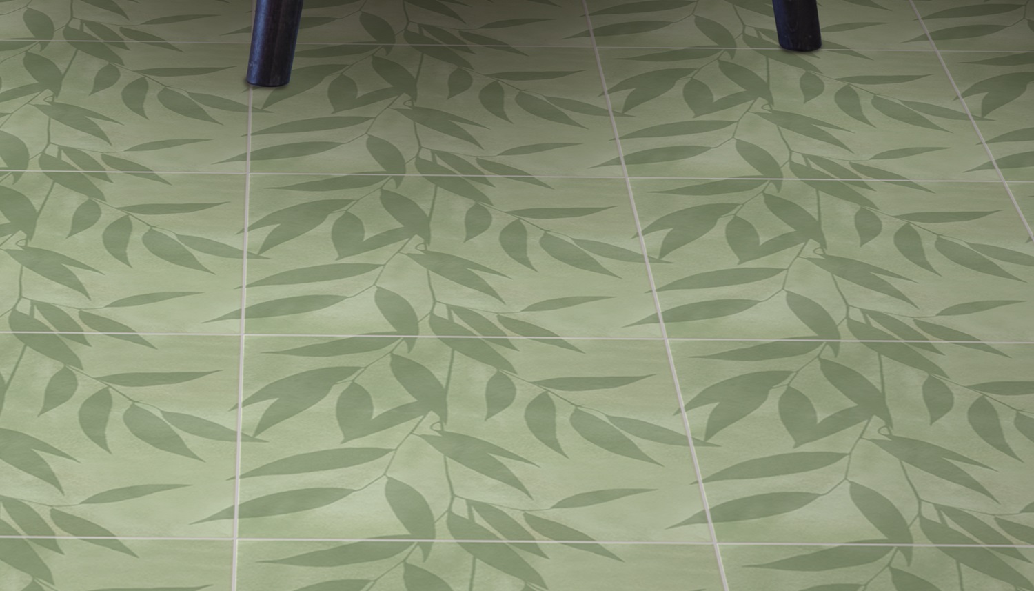 close up image of ca pietra willow porcelain by clarissa hulse green tiles
