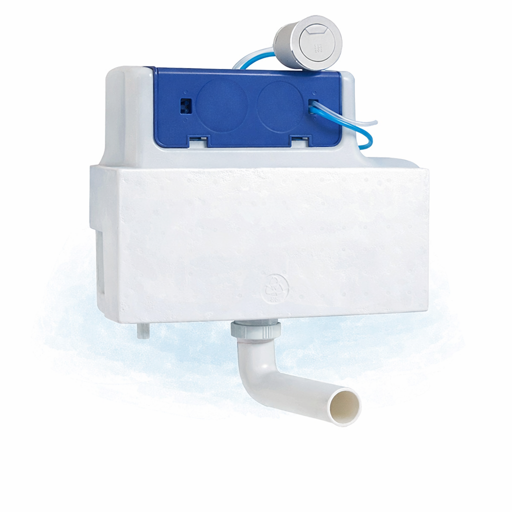 A concealed toilet cistern