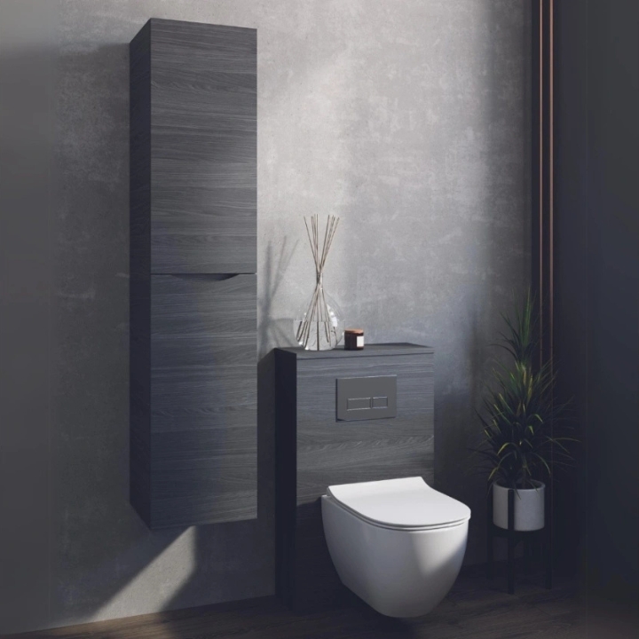 lifestyle image of Crosswater Glide II Steelwood Tower Unit