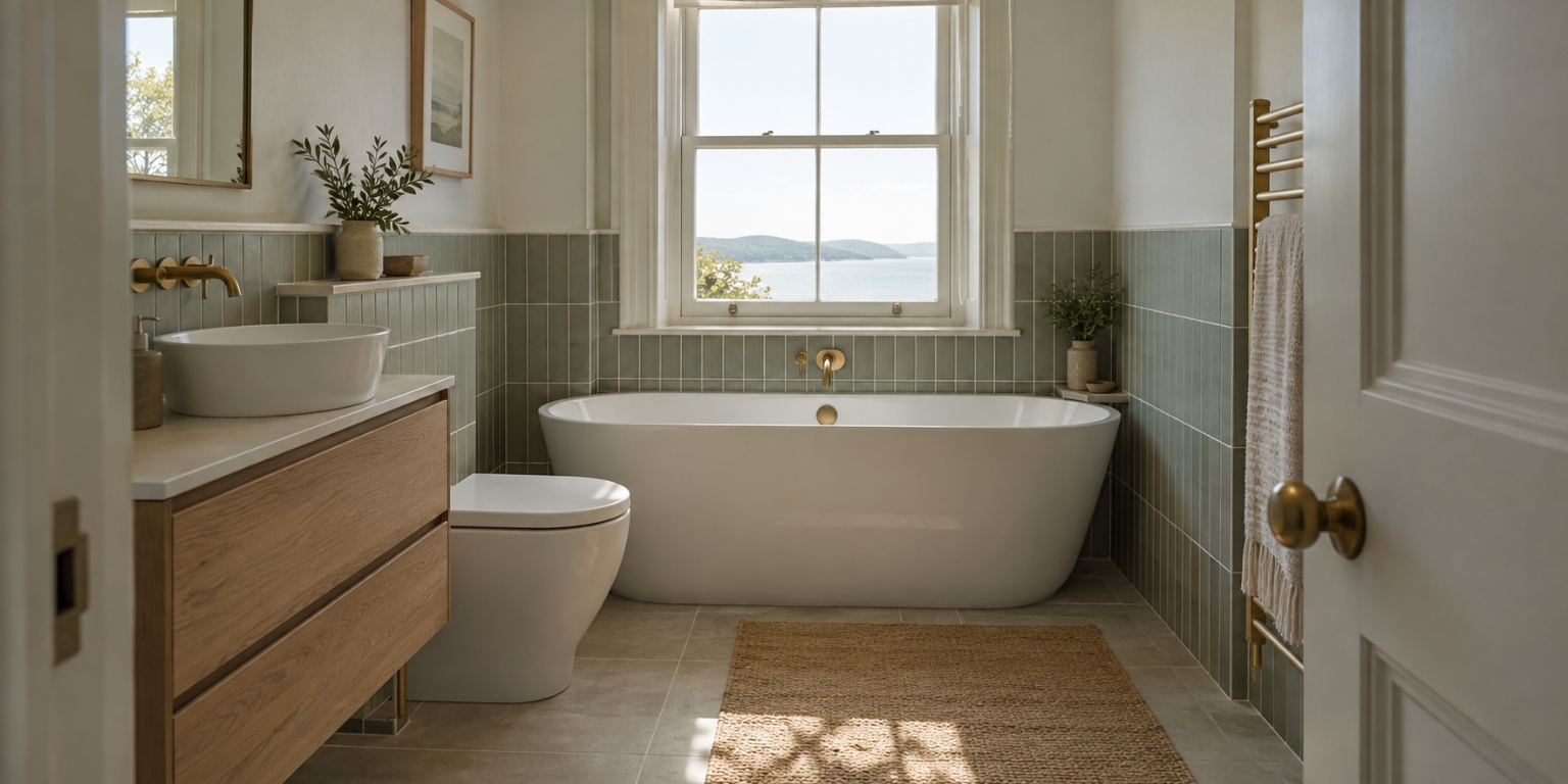 An example of an AI bathroom image made using ChatGPT