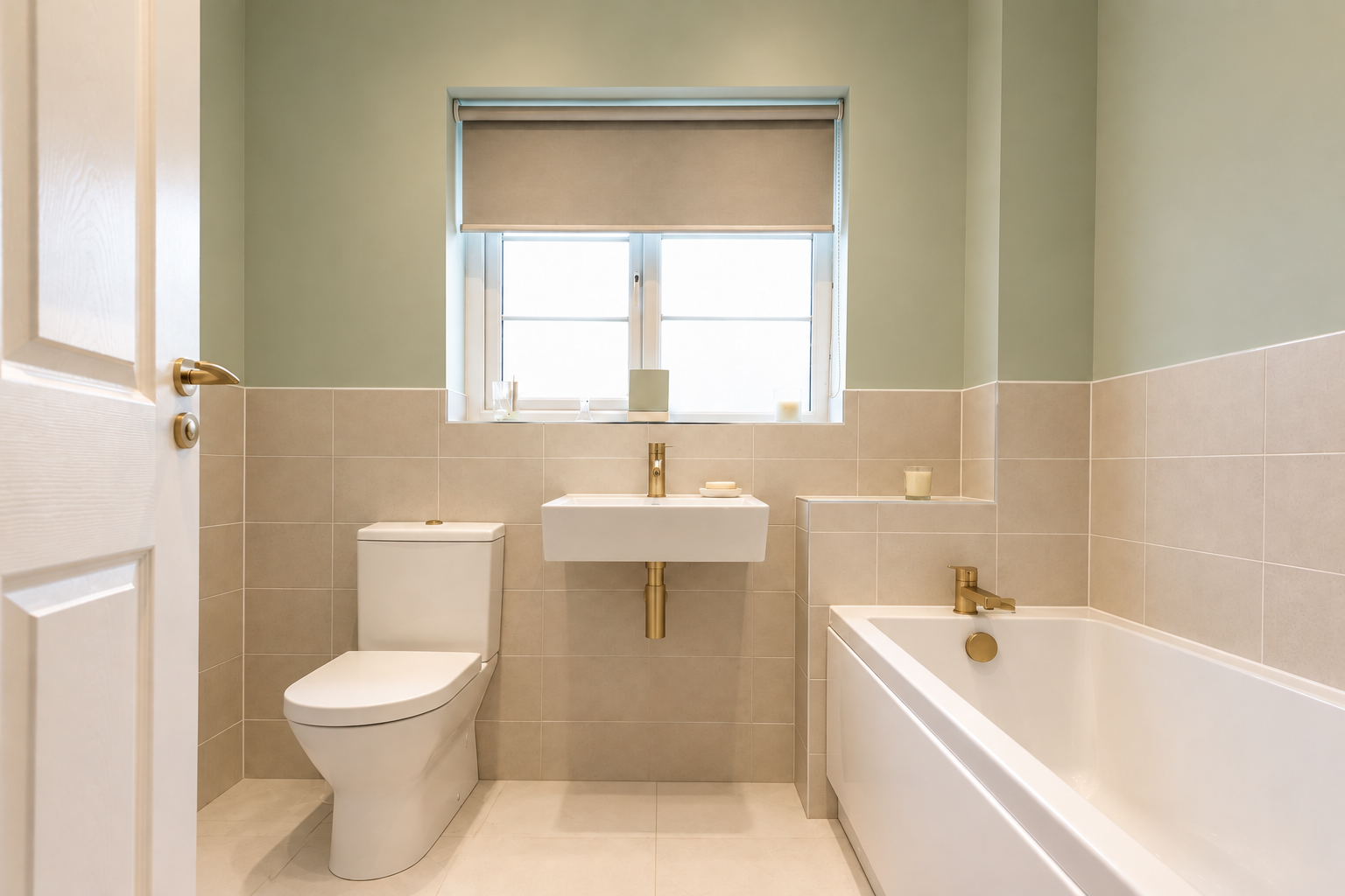 A standard UK bathroom edited by ChatGPT to add specific fixtures and features
