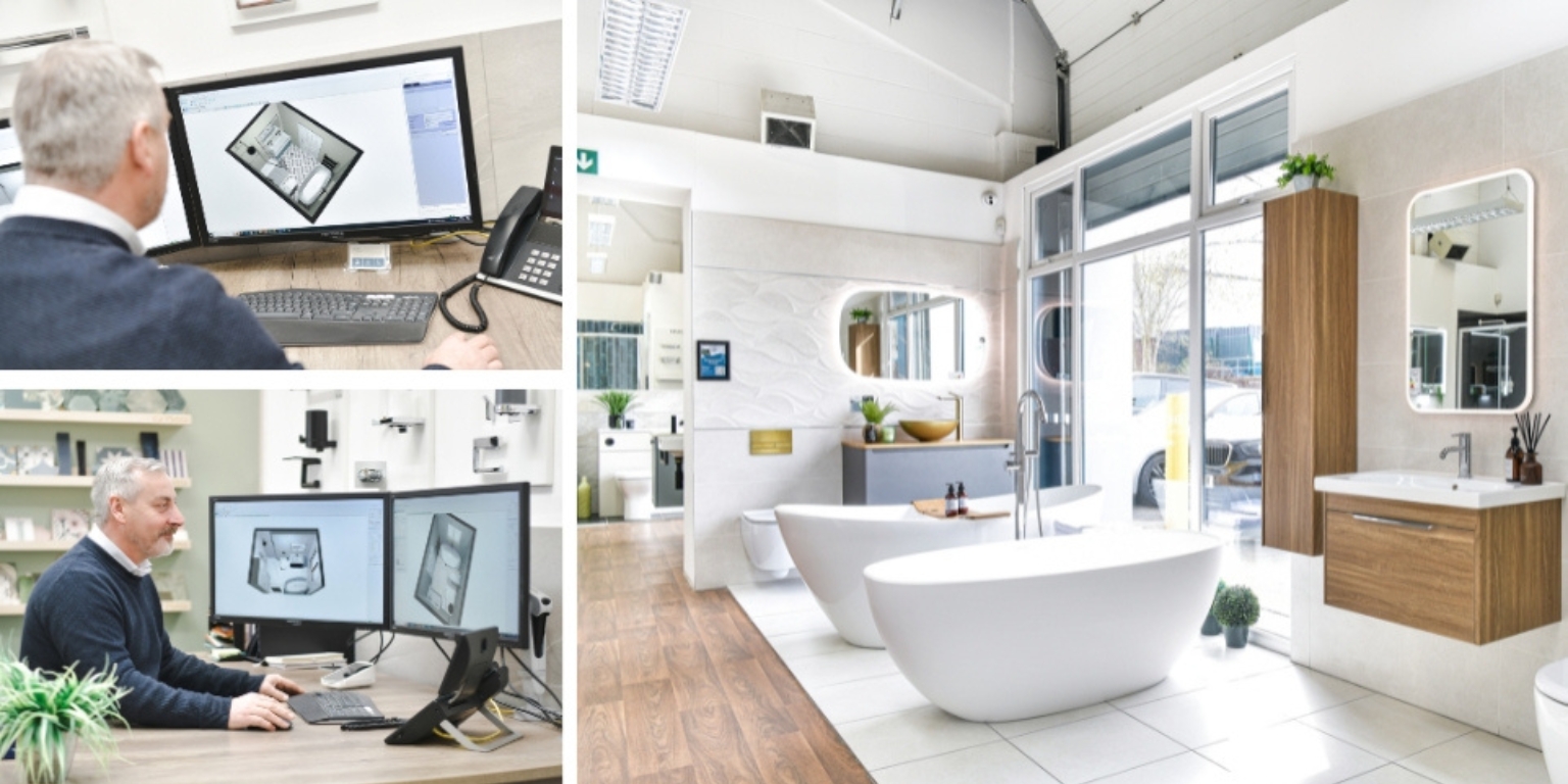 The Sanctuary Bathrooms showroom and sales team