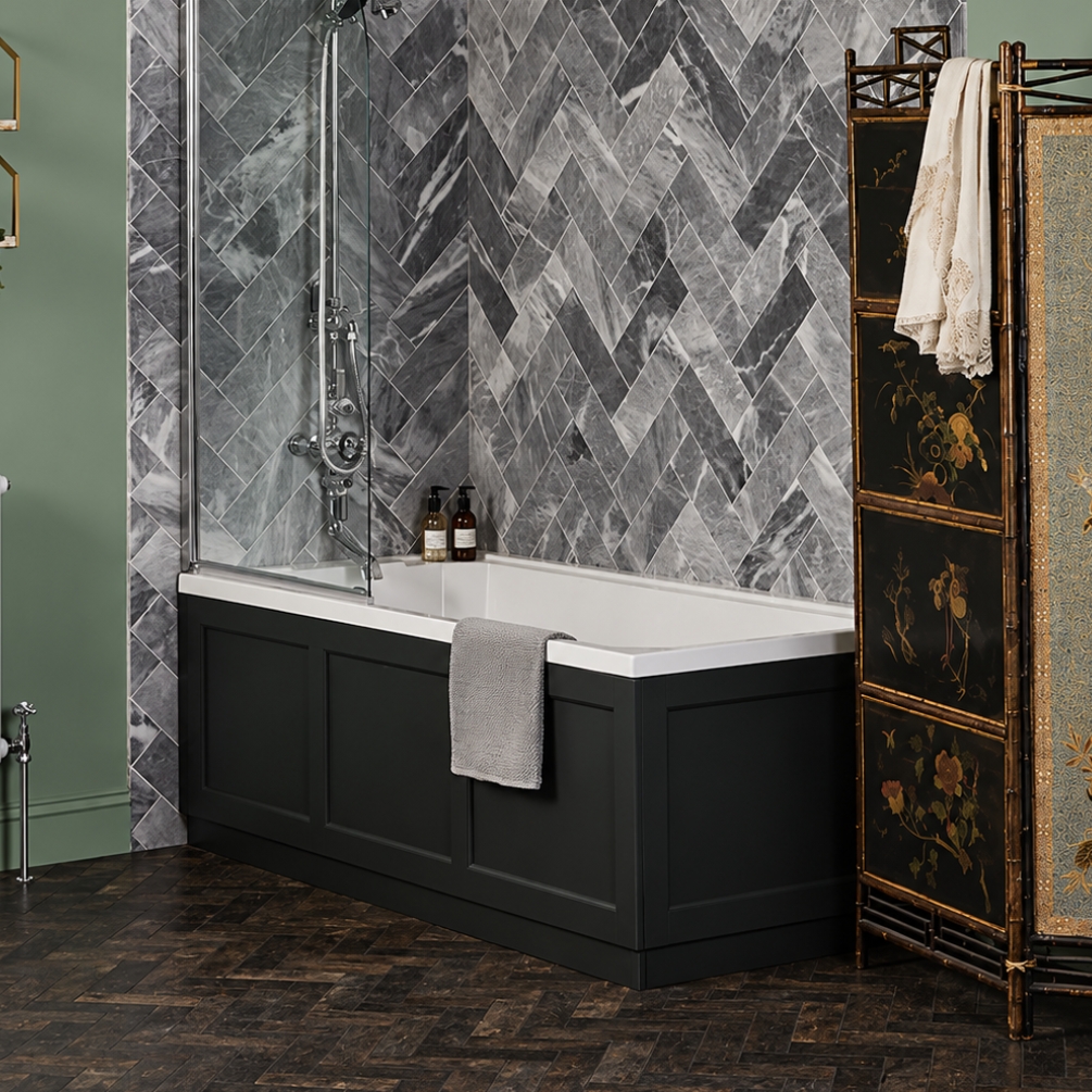Lifestyle image of the Bayswater Bathurst 1700 x 700mm Single Ended Acrylic Bath
