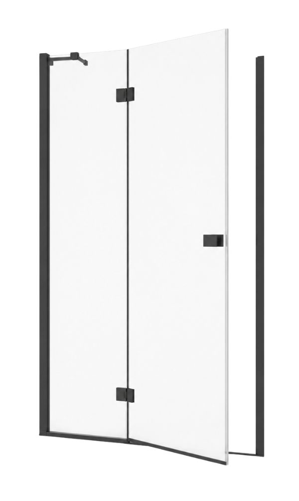 Cut out image of the hinged shower door