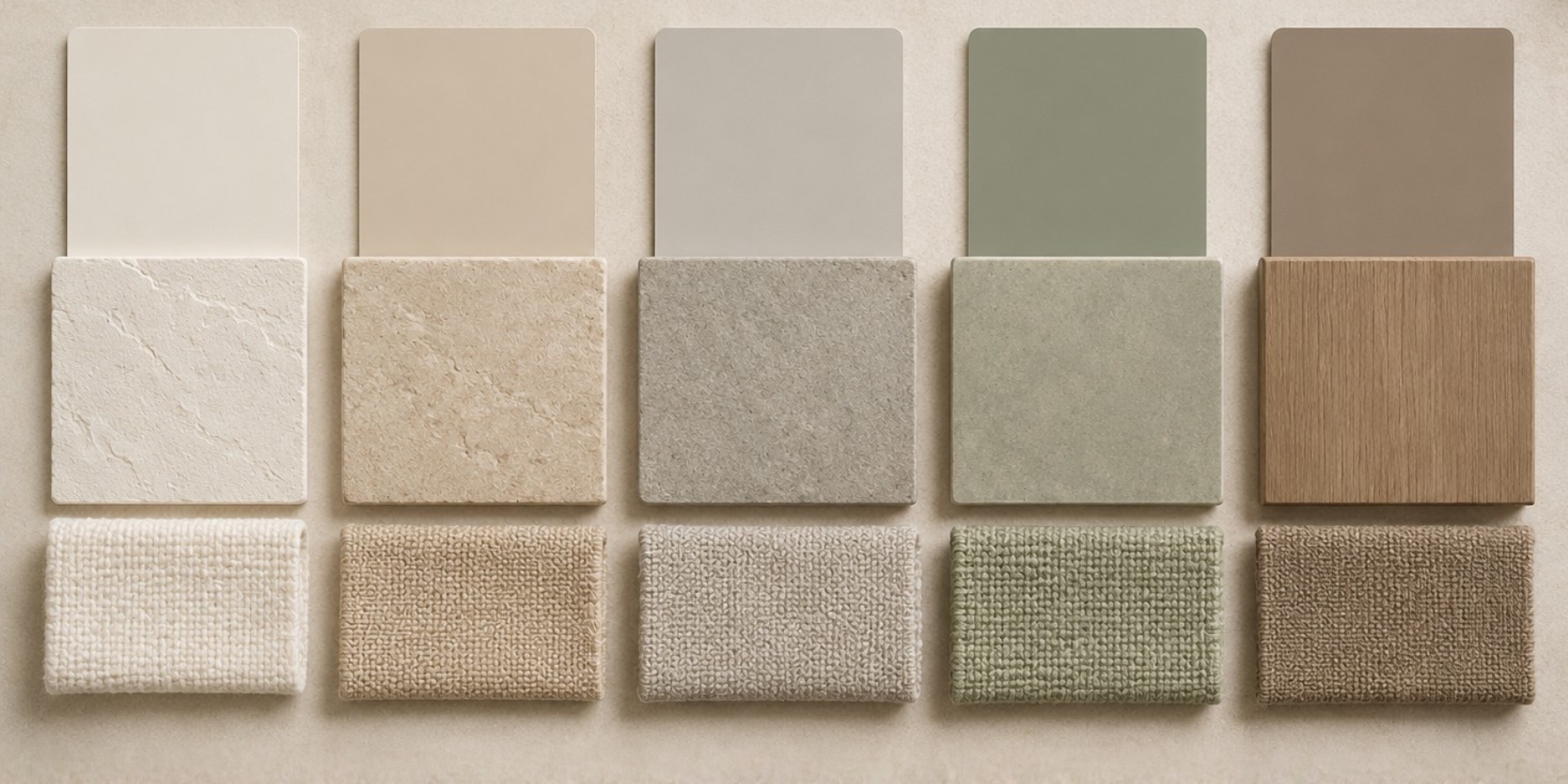 Colour palettes for a hygge bathroom