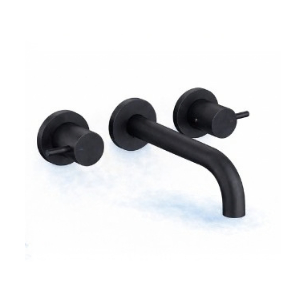 Illustration of a wall-mounted mixer tap