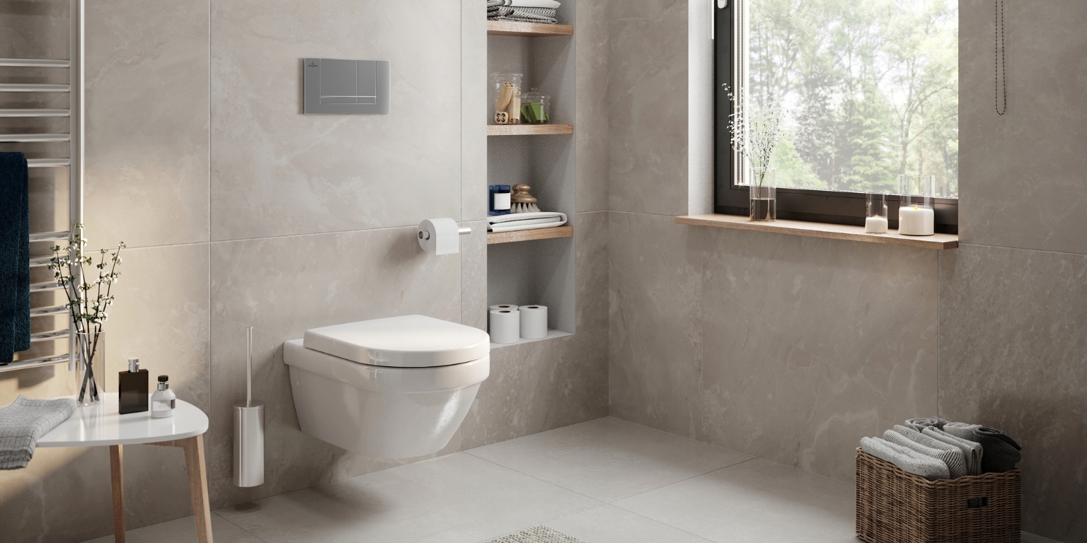 Lifestyle image of the Villeroy & Boch Architectura Wall Hung WC