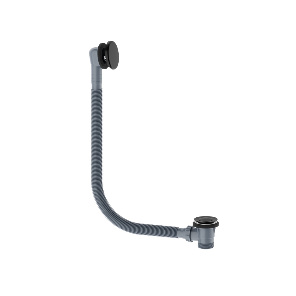 Product cut out image of Britton Hoxton 2.0 Matt Black Click Clack Waste and Overflow BTW0210M