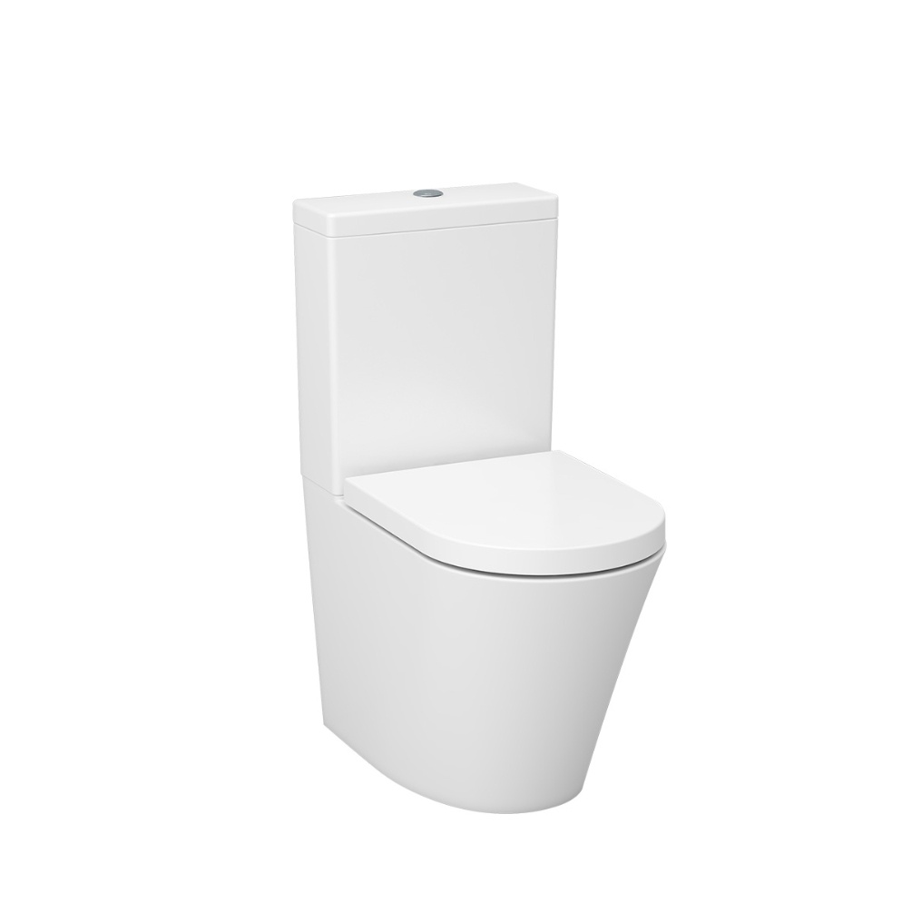 Imex Arco Rimless Short Projection Closed Back Close Coupled Toilet