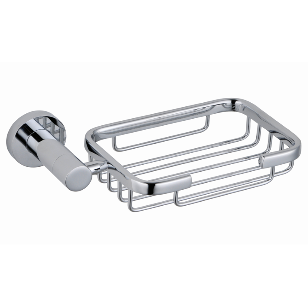 Image of The White Space Capita Chrome Soap Basket