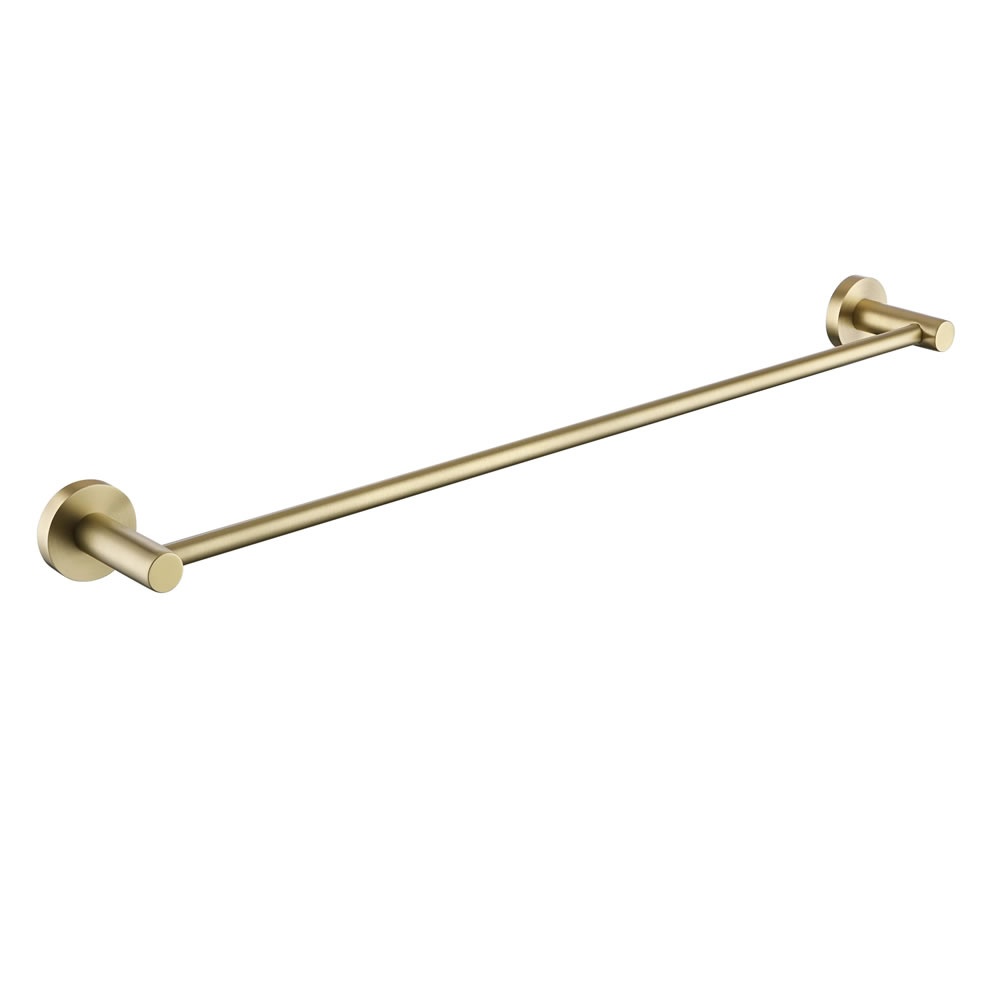 Heritage Lullington Brushed Brass Towel Rail